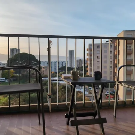 Bright With Balcony In Apartament Ajaccio (Corsica)