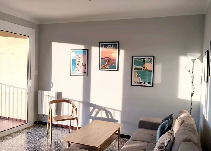 Bright With Balcony In Ajaccio (Corsica)